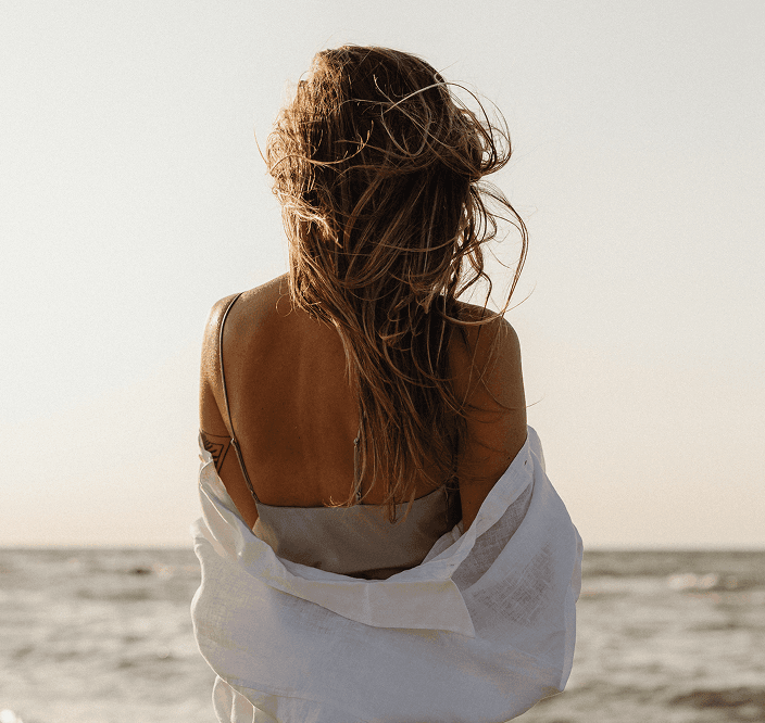 Woman at beach
